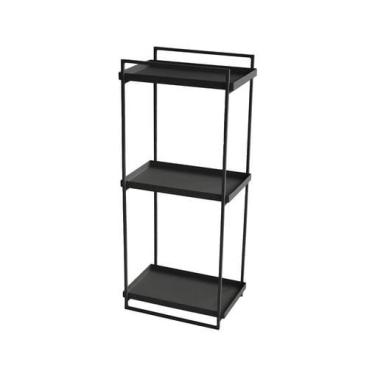 Imagem de Estante Tripla Wire Aço Carbono Preto - LINEE