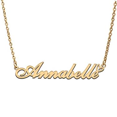 Imagem de RONKAH Colar personalizado com nome personalizado com coração colar de nome personalizado para mulheres, colar de moda pessoal, melhor presente para menina, mãe, filha, amizade, Natal, aniversário,