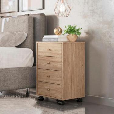 Imagem de Gaveteiro 4 Gavetas com Rodizios Office Presence - Demobile, Amendola 