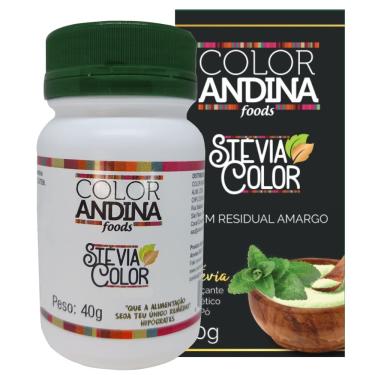Imagem de Adoçante Stévia em pó 40g – 100% natural e sem gosto amargo – Color Andina