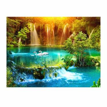 Imagem de Artesanato Pintura Diamante Diy 30X40 - cachoeira CY-FJ0284 - PPSHOP