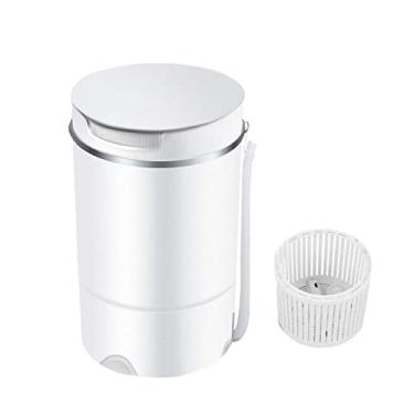 Imagem de Máquina de lavar compacta capacidade de 1,5 kg para uso doméstico, pequenos monotubos, máquina de lavar e secar roupa combo adequado para apartamentos e famílias (29 x 29 x 46 cm)