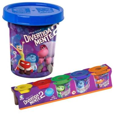 Imagem de Kit 5 Massinhas De Modelar Divertidamente 2 Atóxica Cotiplás