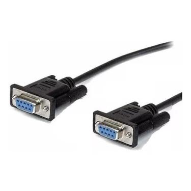 Imagem de Cabo Adaptador Rs232 X Cabo Rs232 Fêmea X Femea Db9 9 Pinos - Cable