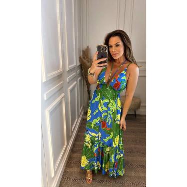 Imagem de Vestido cropped folha de banana farm 2024
