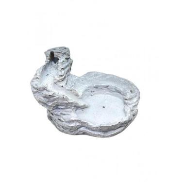 Imagem de Incensário Cascata Baixa 4,5 cm Universal Branco Resina - Lua Mística 
