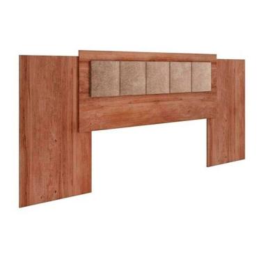 Imagem de Painel de Cama Box Estofada Casal/Queen 1161 Estofada Extensível Freijo - Carraro