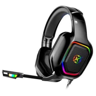 Imagem de Headset Gamer Kalkan Magni RGB Preto 7.1 Surround Virtual USB KLK00023