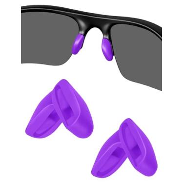Imagem de Protetores de nariz de substituição para óculos de sol Oakley Flak Draft OO9364 | Flak Draft Asian Fit OO9373, Roxo, 0