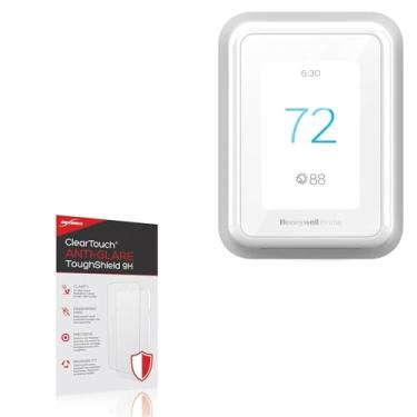 Imagem de BoxWave Protetor de tela compatível com termostato inteligente Honeywell Home T9 WiFi (RCHT9510WFW2001) - ClearTouch antirreflexo ToughShield 9H (pacote com 2), protetor de tela de filme flexível