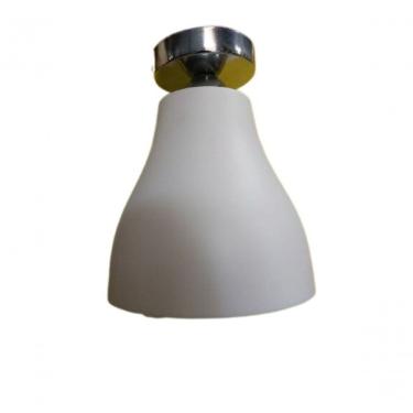 Imagem de Plafon Lustre Com Cristal E27 Branco Cúpula