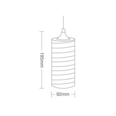 Imagem de Pendente Td 641/3 3xe27 Branco - Taschibra Branco
