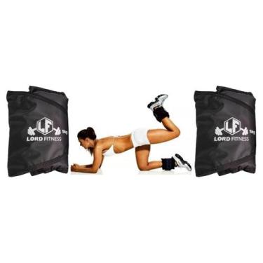 Imagem de Par de Caneleira Tornozeleira Anilha Peso de Perna Musculação Academia