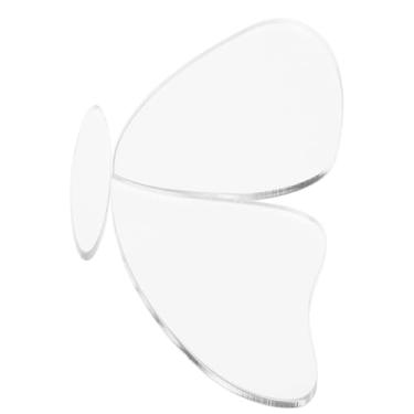 Imagem de VILLCASE Modelo de quilting: Régua de estofamento de acrílico - Modelo de padrão de colcha de estênceis de borboleta - reutilizável para projetos de artesanato de retalhos bordados