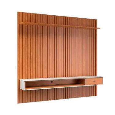 Imagem de Home Ripado Para TV 65 Polegadas Estoril Off White Nature - CASA H