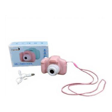 Imagem de Câmera Filmadora Digital Mini Infantil Azul Fotografa Filma Rosa - Imp