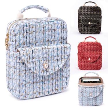 Imagem de Aplufine Capa Para Livros Aplfine Tweed Com Zíper - Bolsa Elegante Amantes, Protetora, Acessórios Estojo De Transporte Feminino, Fornecedores Estudo