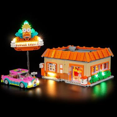 Imagem de LIGHTAILING Luz para Lego-10352 Os Simpsons: Krusty-Burger - Kit de iluminação LED compatível com o modelo de blocos de construção Lego - O conjunto de modelos não está incluído