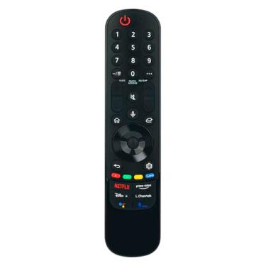 Imagem de AULCMEET MR21GA AKB76036202 Controle remoto de substituição serve para LG AKB76036202 Smart TV Voice Magic AGF30136002 NanoCell TV'sNANO99 NANO90 NANO85 NANO80 NANO80 NANO75 Series QNED95 Série 0