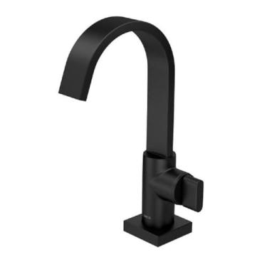 Imagem de Torneira Lavatorio Mesa Bica Alta Dn15 Polo Black Matte - Deca