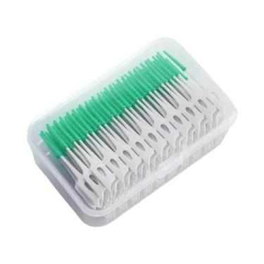 Imagem de Palitos De Fio Dental Ultrafinos 200 Unidades Para Limpeza Dos Dentes 