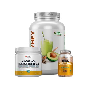 Imagem de Combo Vida Saudável 1 True Whey Abacate C/ Nibs De Cacau