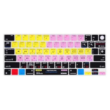 Imagem de XSKN Capa para teclado Serato DJ Shortcut US Layout para MacBook Air 13.6 38.9 cm M2 M3 M4 2022 2023 2024 2025 com Touch ID A2681 A3113 A3240 A2941 A3114 A3241