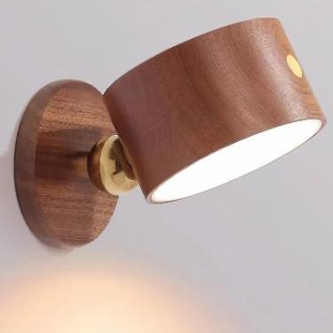 Imagem de Lâmpada De Parede Sem fio Com Imã Luz de Leitura LED Moderna Luminaria de Dimmer Alimentada por USB Jump(Escuro)