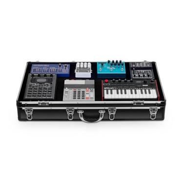 Imagem de Analog Cases UNISON Performance Case XL, 81.3 cm x 49.0 cm Capa de tampa removível para performance ao vivo com equipamento eletrônico, serve para sintetizador/máquina de tambor / mixer