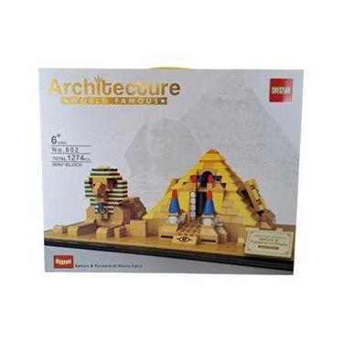 Imagem de Blocos De Montar Architecture Esfinge E Pirâmide De Khufu 1274 Peças T