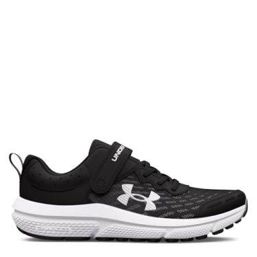 Imagem de Under Armour UA BPS Assert 10 AC Sapatilhas de corrida para crianças, Black White White, 35 EU