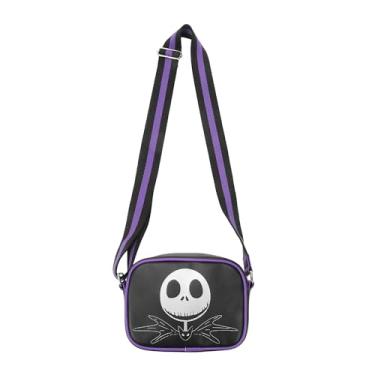 Imagem de Bolsa tiracolo Nightmare Before Christmas Jack Skellington preta de 18 cm