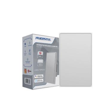 Imagem de Interruptor Inteligente Zigbee Linha Topázio 1 Botão BRANCO