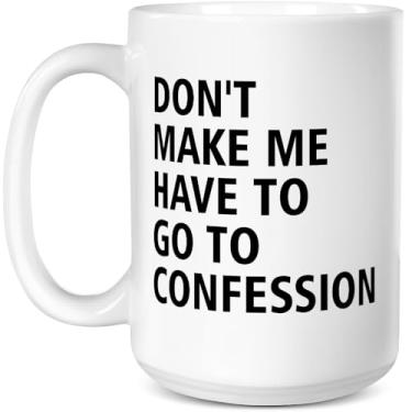 Imagem de Presentes engraçados para colegas de trabalho, caneca de café católica, sarcasmo católico, aniversário, ação de graças, presentes de Natal para mulheres, homens, sacerdote, xícara de chá de 425 g