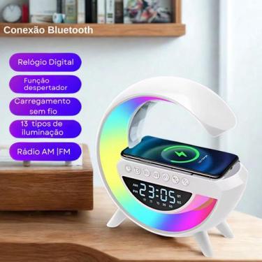Imagem de Luminária de Alta Tecnologia com Som Imersivo e Carga Sem Fio - ROMI