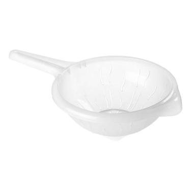 Imagem de Escorredor de Massa Plástico Transparente com Cabo Casar Sanremo