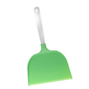 Imagem de Bothyi Pá de náilon para panquecas, ferramenta para virar panquecas, espátula para ovos, hambúrgueres, espátula extra grande para peixes, utensílios de, Verde