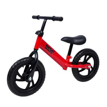 Imagem de Bicicleta de Equilíbrio Infantil, Aro 12, 87cm Comprimento, 4 Cores Disponíveis (VERMELHO)