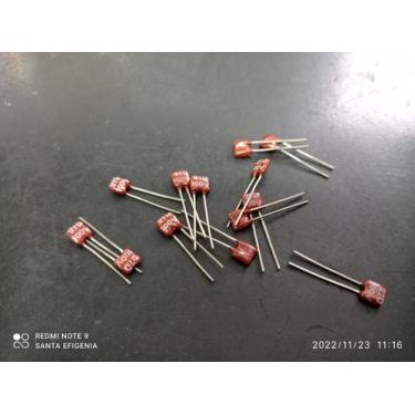 Imagem de 1x Capacitor Mica Prata 27pf/100v Tolerancia 0,5pf Cm0 Icl