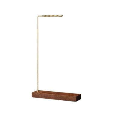 Imagem de ShengQuanHao Suporte para caneta de caligrafia com base de madeira, suporte para pincéis de escrita chinesa, para casa, sala de chá, quarto interno