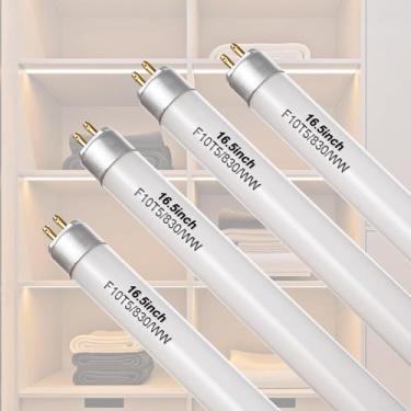 Imagem de Lâmpada fluorescente Hoazhoald F10T5/830/L T5 10W 3000K 16cm, pacote c