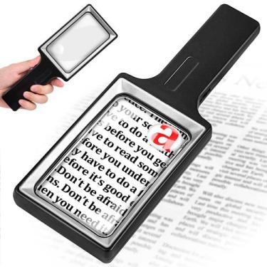 Imagem de Lupa HQGZQL 10X 30X com luz para leitura
