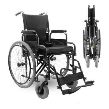 Imagem de Cadeira De Rodas Modelo D400 Dobrável Até 120Kg Dellamed, T48