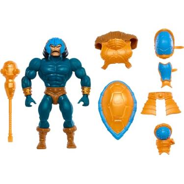 Imagem de Masters of the Universe Figura De Ação E Acessórios Origins Turtles Of Grayskull, Brinquedo Colecionável Man-At-Arms Com 16 Articulações, Crossover Tmnt E Motu