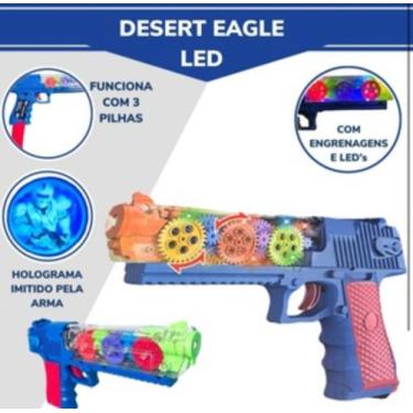 Imagem de Brinquedo Infantil Led Transparente Com Som e Holograma - Fun game
