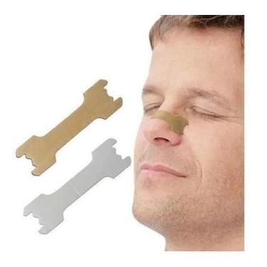 Imagem de Kit 20 Adesivo Nasal Dilatador Nariz 55X16Mm Melhora Sono - Importado