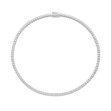 Imagem de Gargantilha Riviera Prata 925 com Zircônias Rommanel 830129, Prata