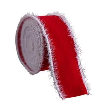 Imagem de Fancyes Fita de Natal Fita de Natal Multiuso Decoração de Embrulho de Presente para Decoração de Fazendo Laços Festa de, Style D