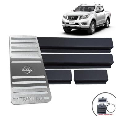 Imagem de Descanso de Pé Nissan Frontier 2018/2020 Prata + Vinil