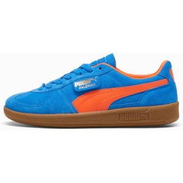 Imagem de PUMA Tênis masculino Palermo, Hyperlink azul/chama cintilante/chiclete, 38